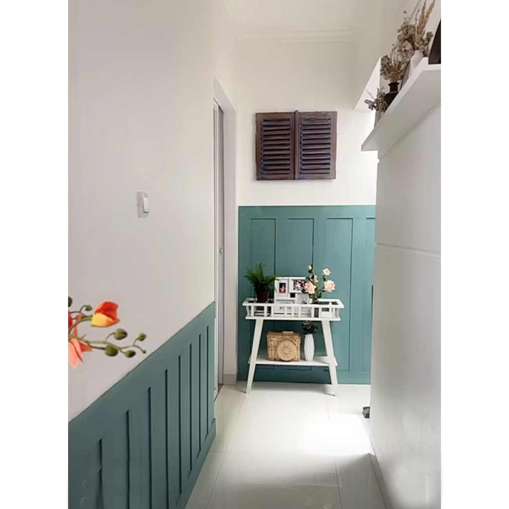 Walldecor Wall Batten Lis Kayu Dekorasi dinding kamar wall molding panel papan mdf ukuran 3 cm & 5