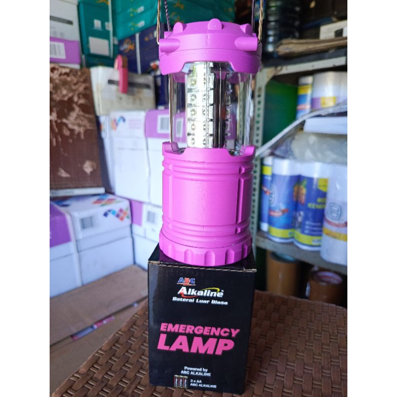 emergency Lamp Lampu Emergency Alkaline+baterai