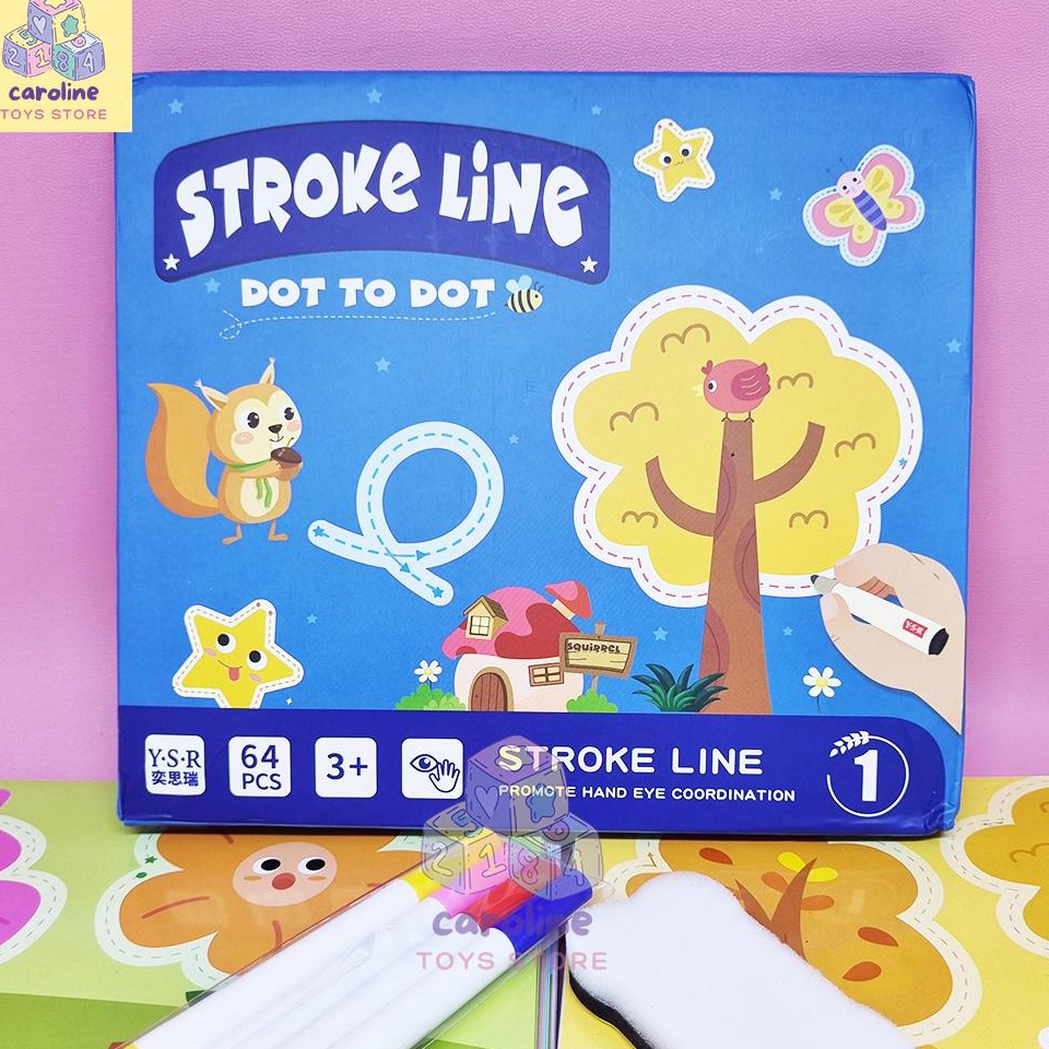 

KODE C7W4 Buku Aktivitas Worksheet Anak 2 3 4 Tahun Buku Edukasi Anak Bisa Dihapus Wipe And Clean Activity