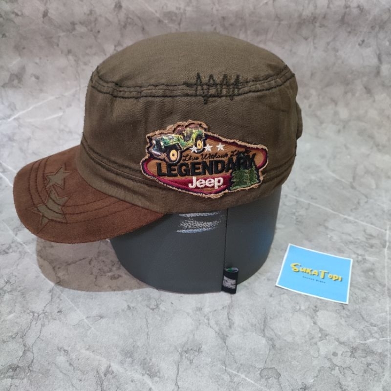topi jeep komando pantrol second original