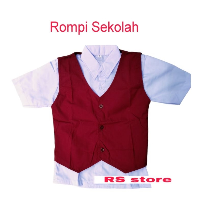 Rompi Merah Seragam Sekolah SD