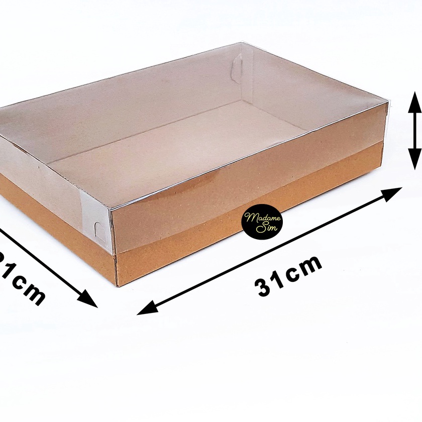 

KF7 BOX MIKA DUS KUE KOTAK KARDUS 31x21x7 ISI 1 PCS