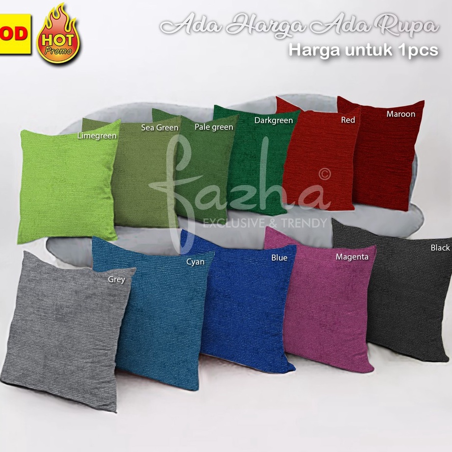 murah Sarung Bantal Sofa Kursi Tamu fazha Mewah Kekinian Minimalis Modern Premium Unik Murah Meriah 
