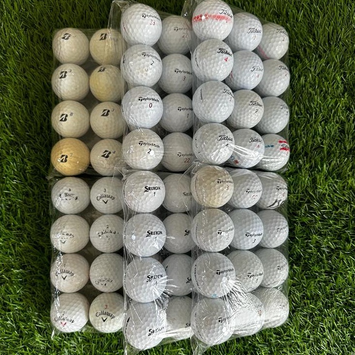 Serba Berkualitas  Bola Golf Bekas Murah Mixed Grade C Paket 1 Lusin 12pcs