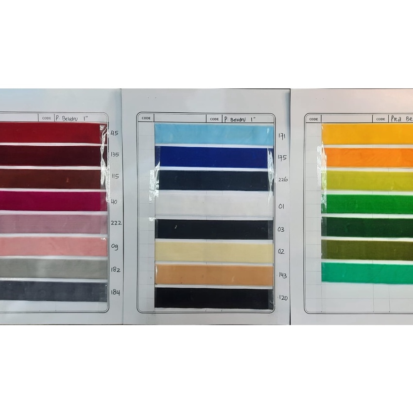 

Spesial Pita Beludru Velvet 1 Inch 25 cm