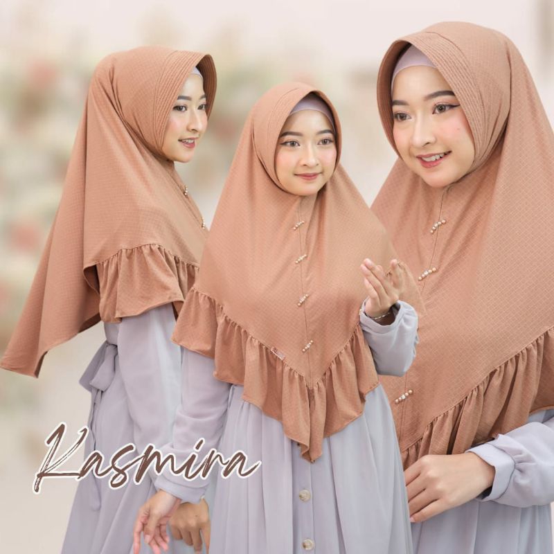 (COD) Hijab jumbo instant motif/Jilbab instant jumbo azlia jersey strada