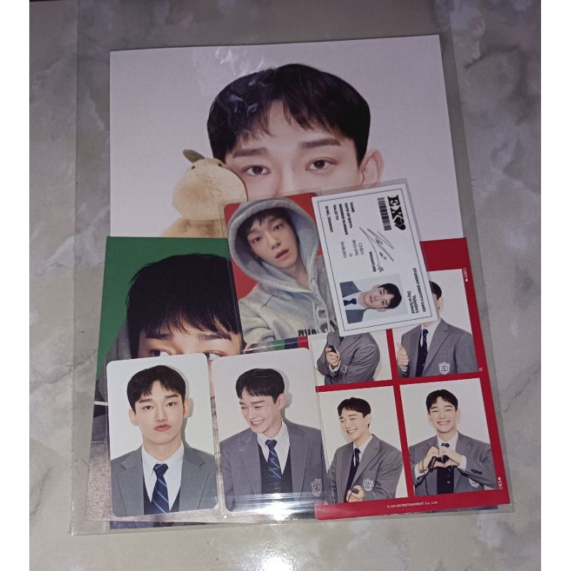 SEASON GREETING EXO 2024 CHEN SET + POB SMSTORE