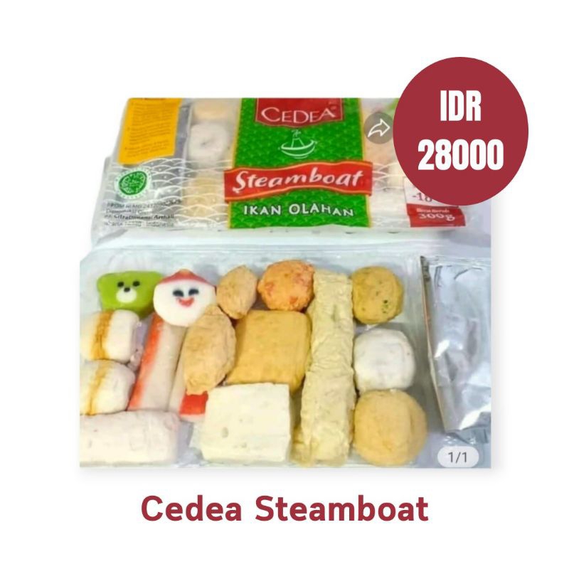 

Steamboat/suki Cedea Ikan 300gr