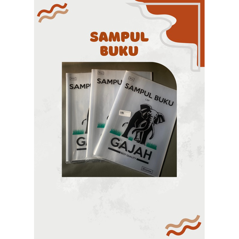 

PER PAK ISI 20 Sampul Plastik Big Boss GAJAH isi 20 Lembar / Plastik Sampul Buku Ukuran Big Boss