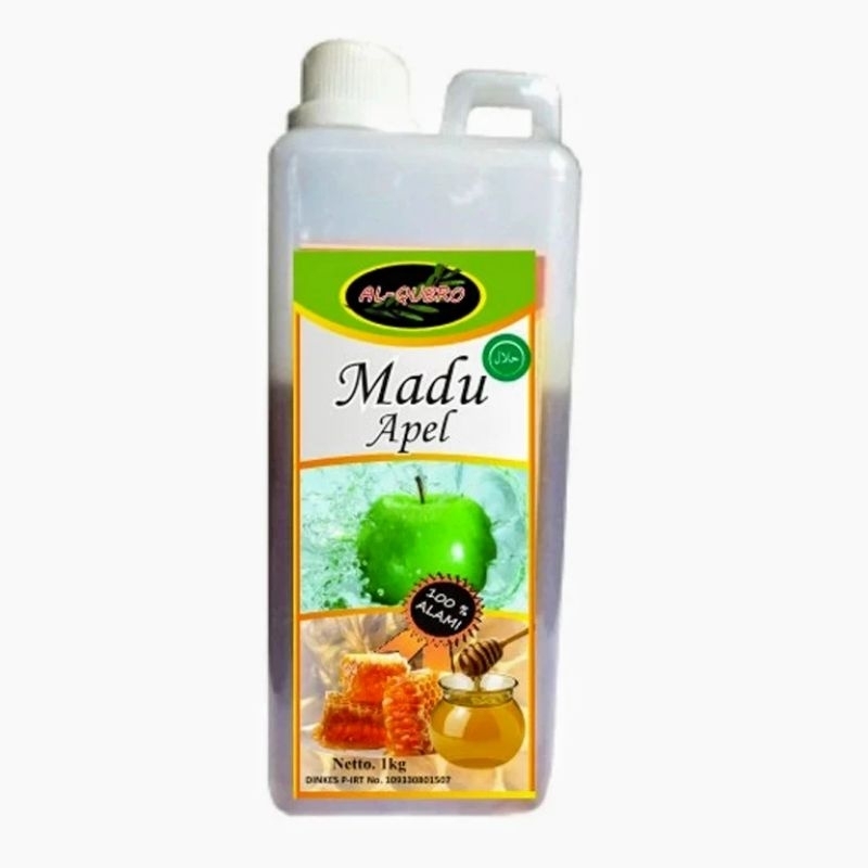 

Madu Murni Nektar Apel Asli Al Qubro Kemasan 1kg