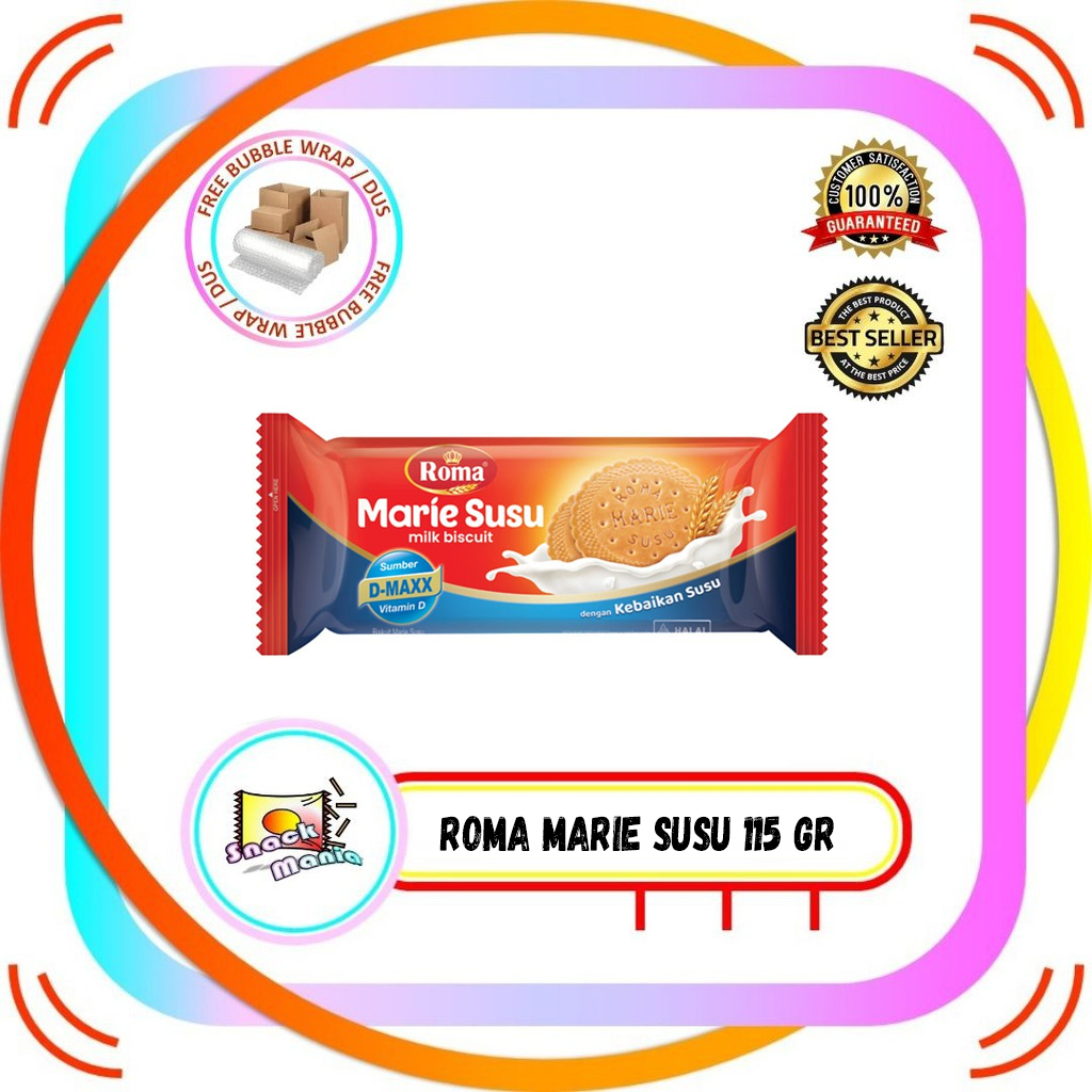 

Roma Marie Susu Biskuit 115 gr Milk Biscuit