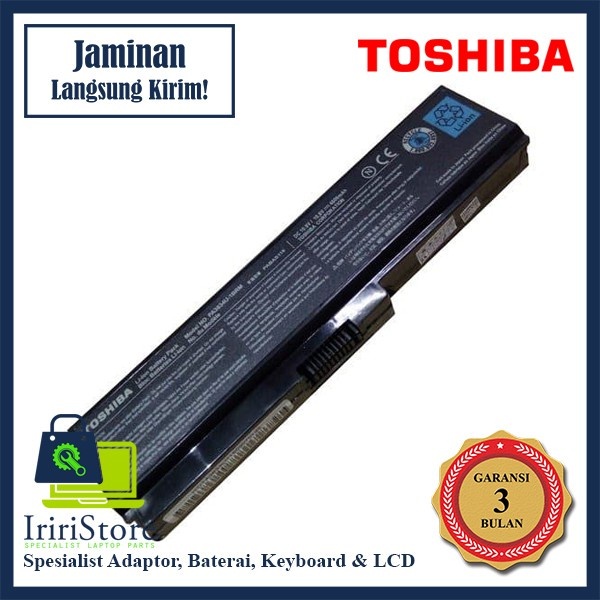 Baterai Original Toshiba 3634 PA3634U-1BRS PA3635U PA3636U PA3638 HITAM