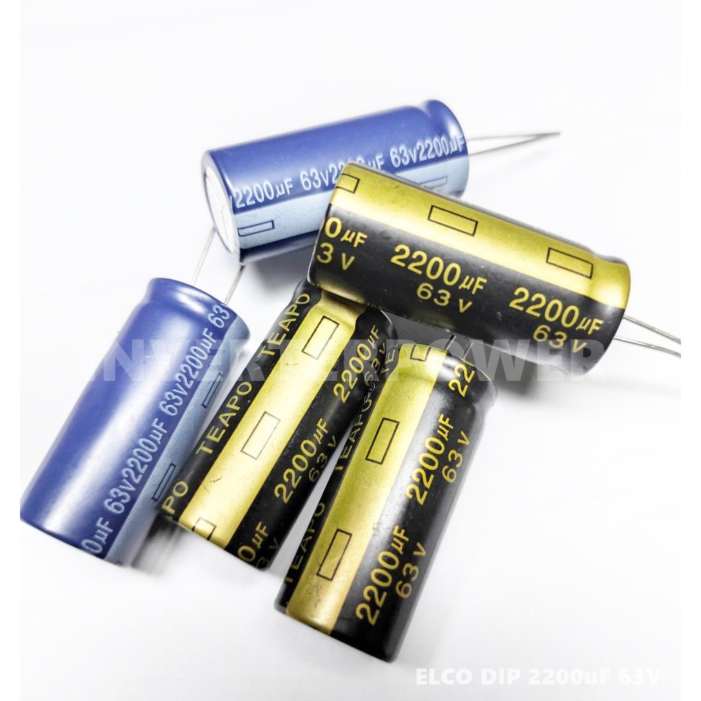 Elco 2200uf 63v MERK TAEPO ORIGINAL elco 2200uf 63v