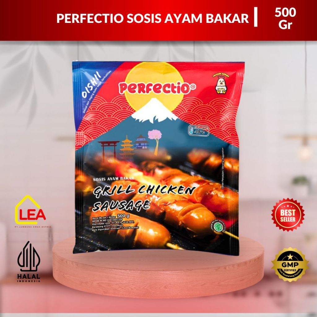 

Perfectio Sosis Ayam Bakar 500gr / Grill Chicken Sausage
