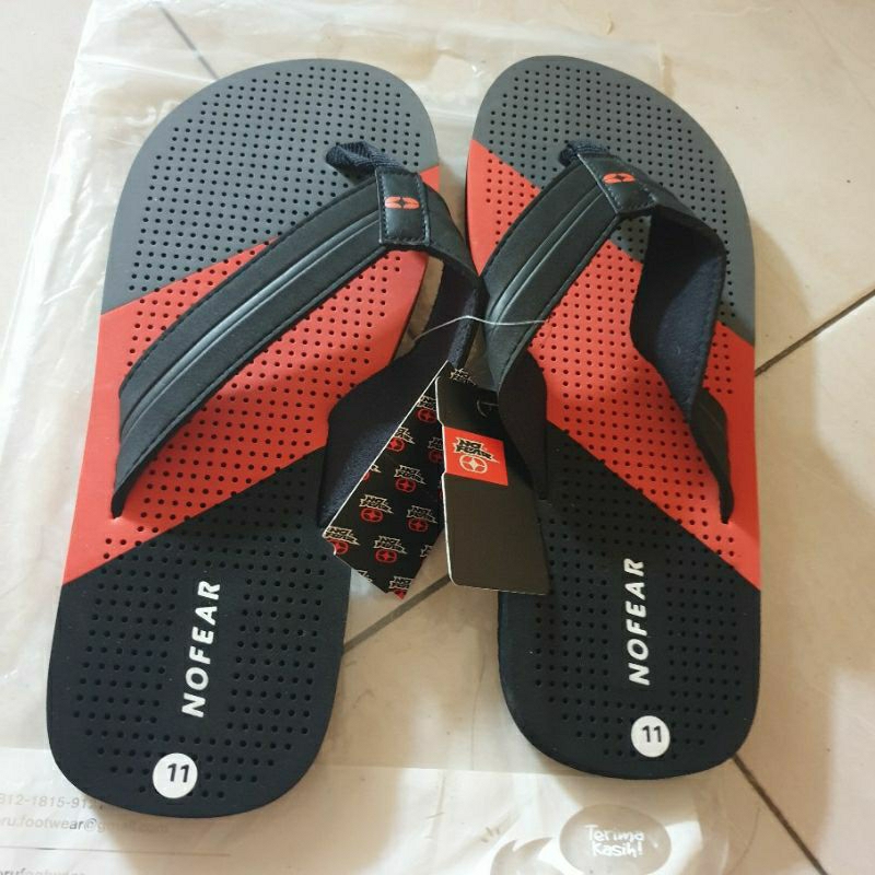 Sandal No Fear Magnificent, Sandal Jepit No Fear GRESSS Size 43