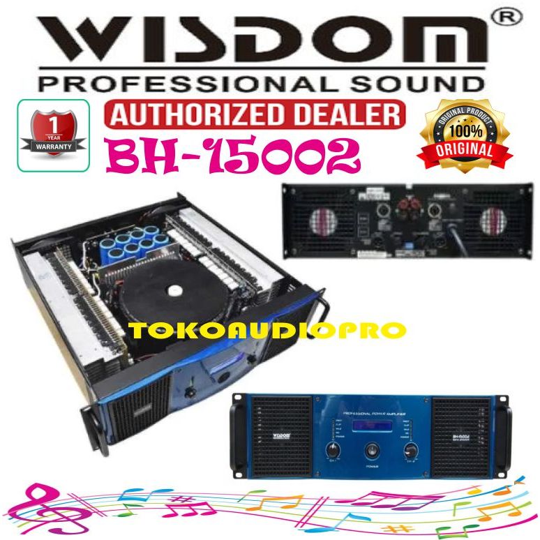 Wisdom BH15002 Power Amplifier