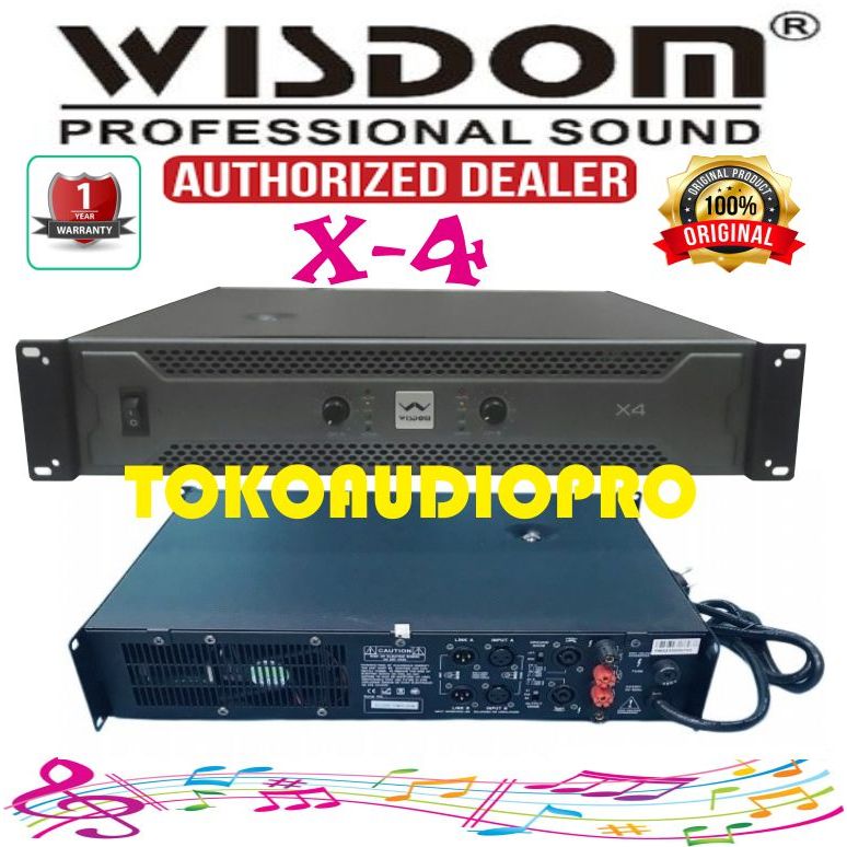 Wisdom X4 Power Amplifier Wisdom x-4