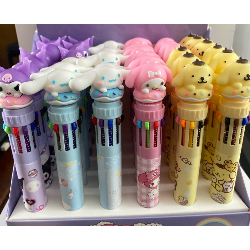 

Pulpen Sanrio 10 warna / Pulpen Karakter