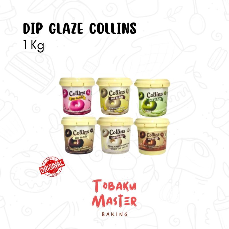 

[ 1 KG ] Dip Glaze Collins 1 Kg / Glaze Donat All Varian Collins