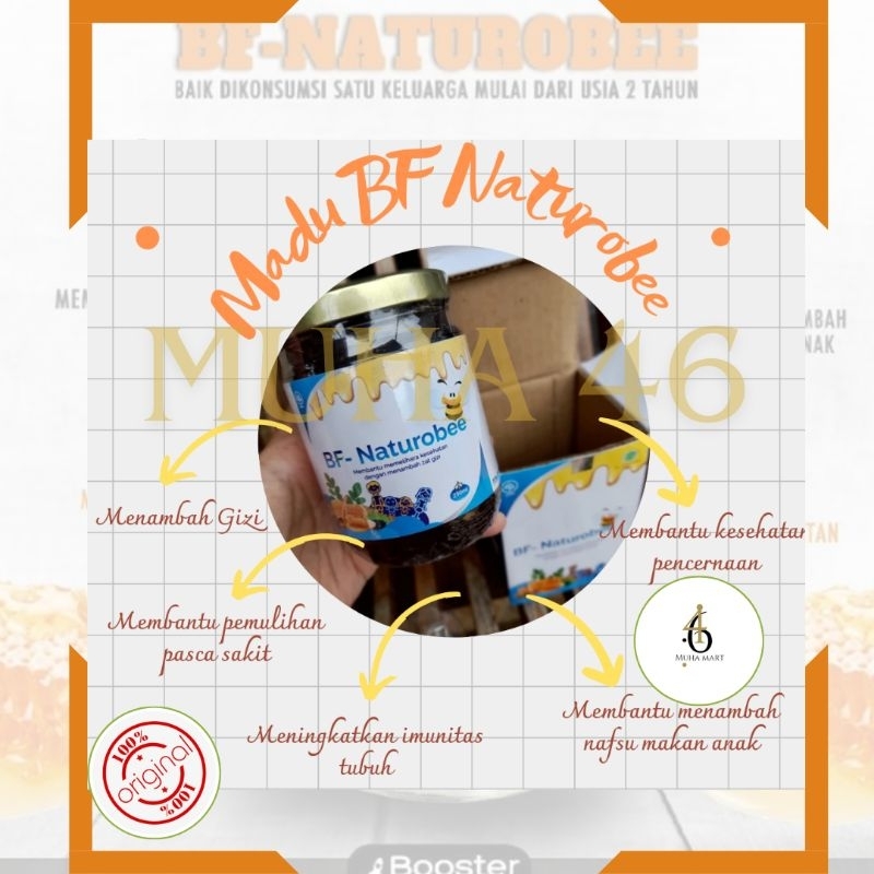 

BF Naturobee Madu Booster Factory by Ummu Balqis 250ml