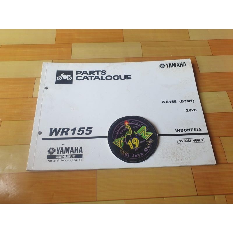 Buku Part Catalog Katalog Copian Yamaha WR155 WR 155 2020