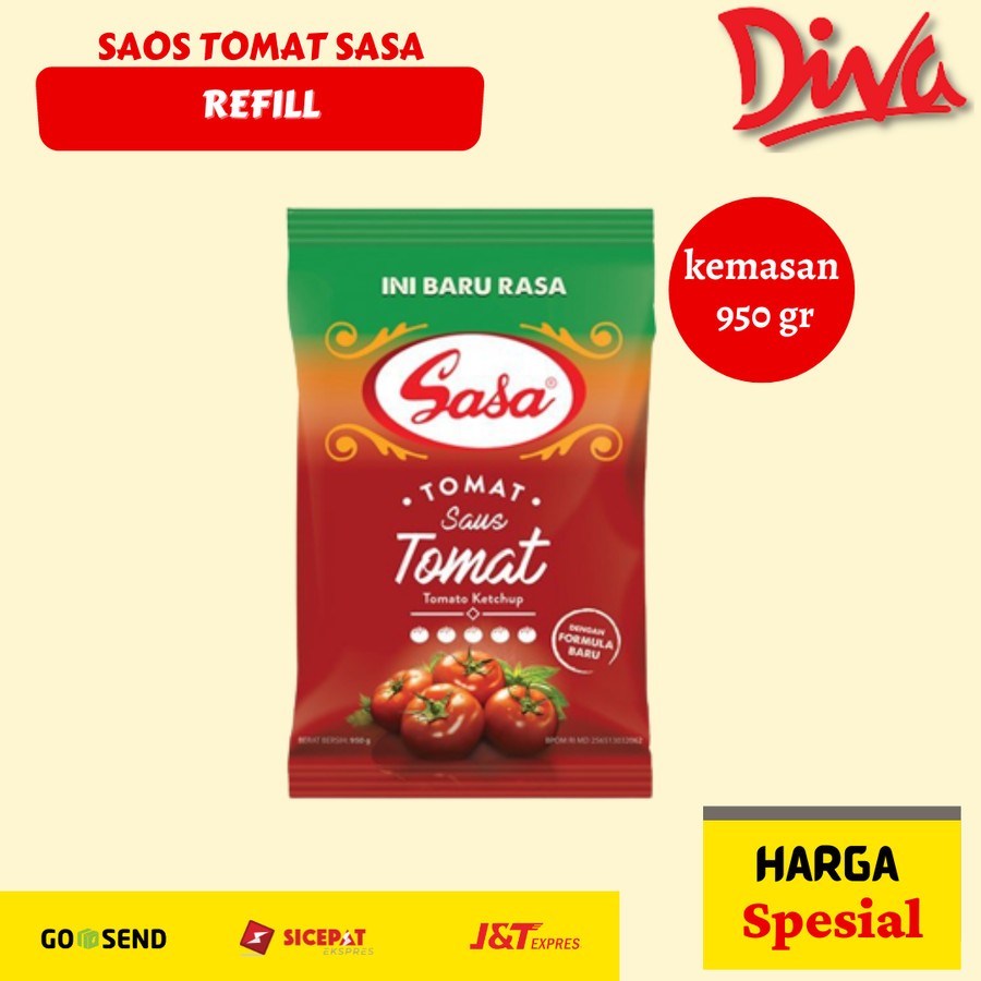 

Sasa Tomat 950gr Refill | Tomato Sauce