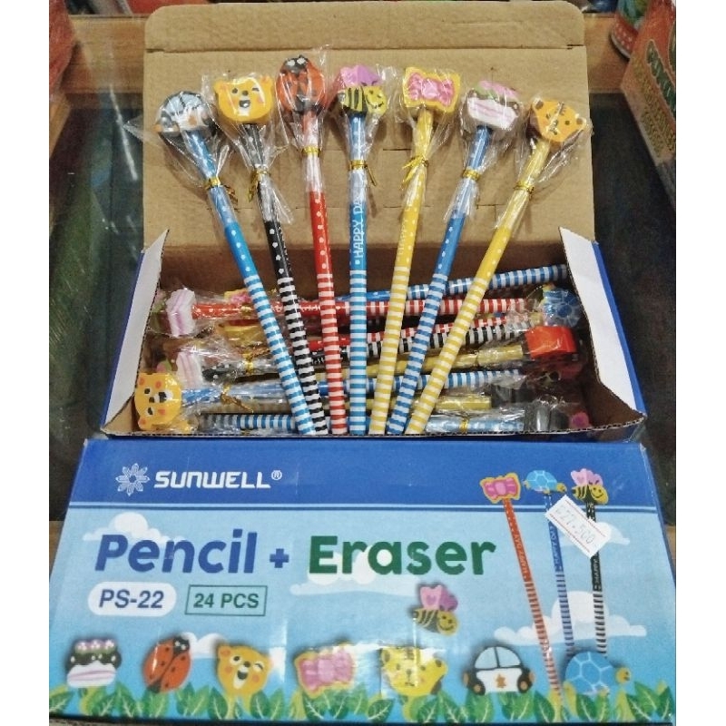 

Pensil Sunwell PS-22 (+penghapus)