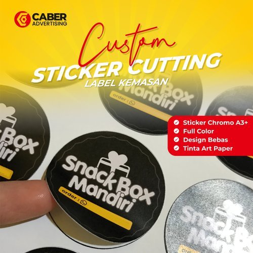 

(Cetak + Cutting) Sticker Label Kemasan A3+