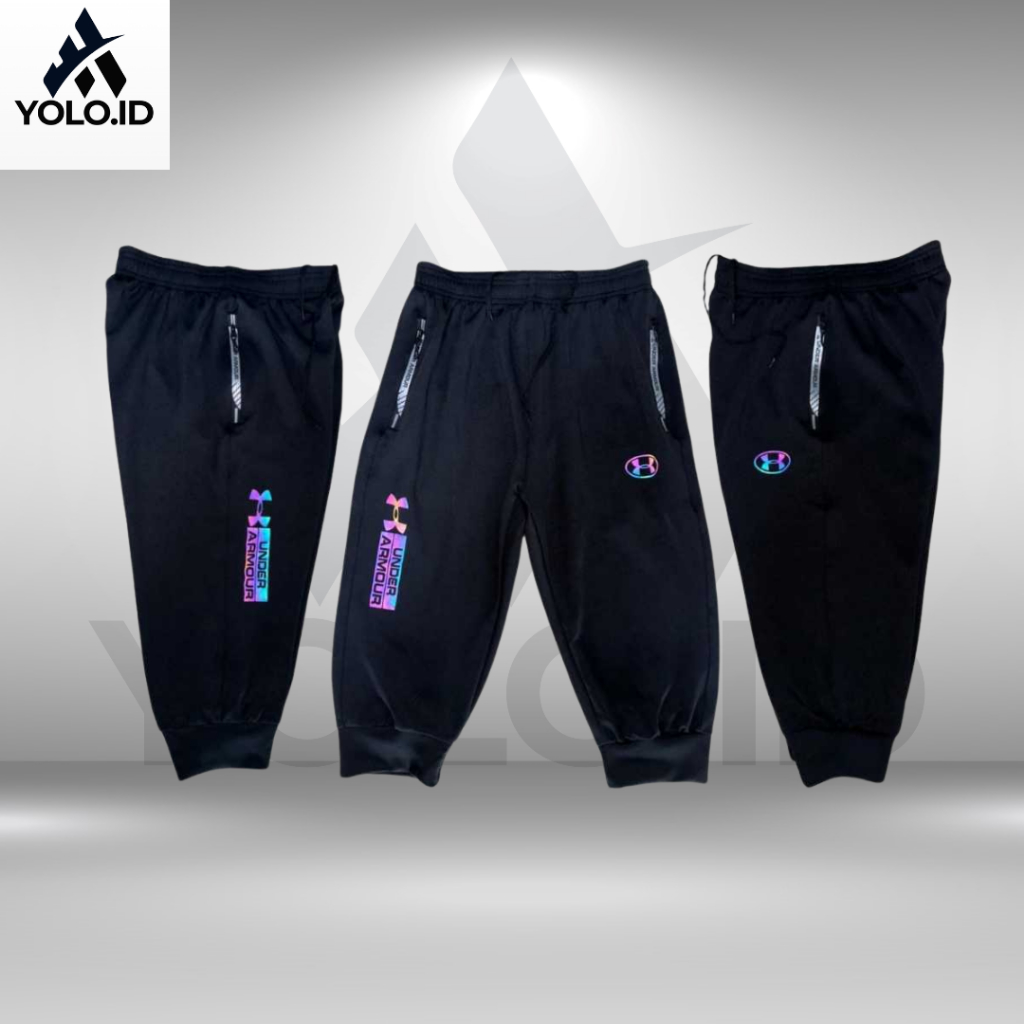 new deals celana training jogger 3/4 joger pants olahraga premium pria wanita 7/8