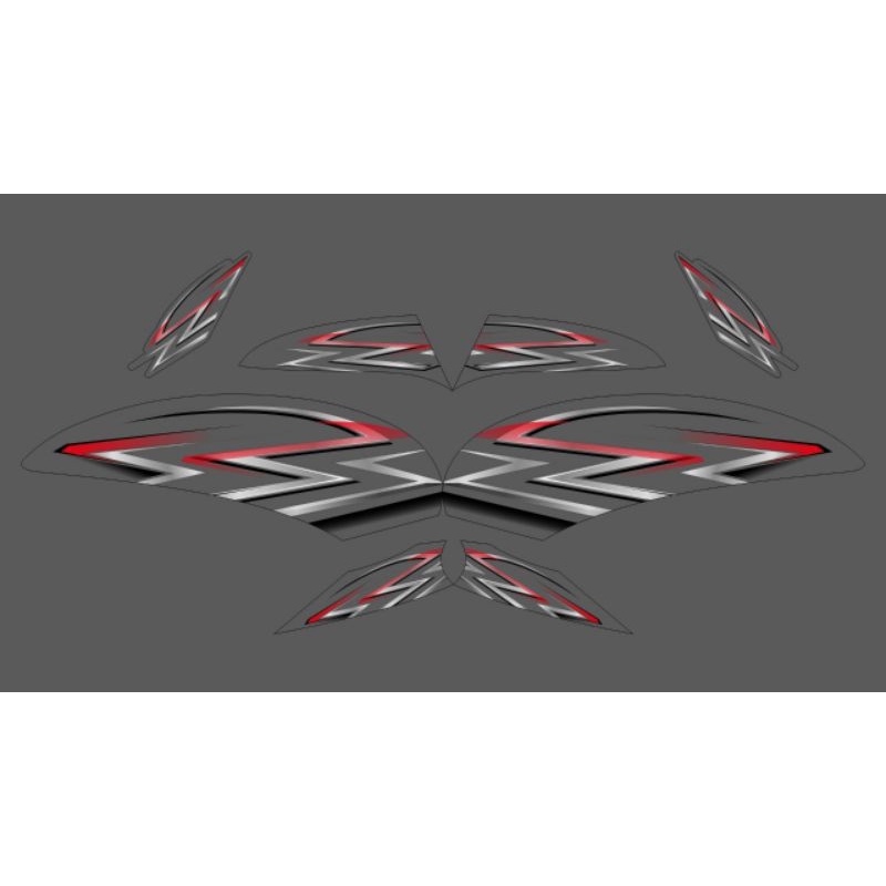 STRIPING TRANSPARAN HONDA SCOOPY NEW 2021 CUSTOM MOTIF LIST GARIS SIMPLE