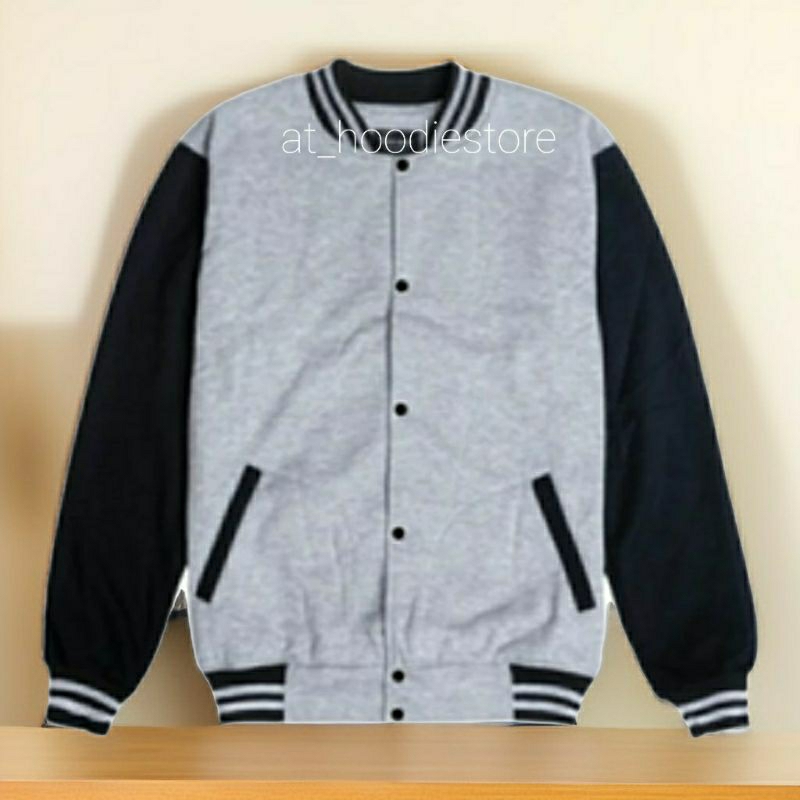 bomber varsity jaket polos jaket baseball polos dewasa varsity jaket
