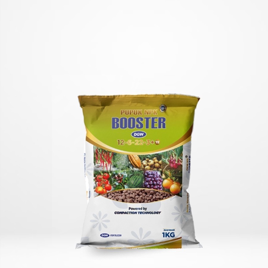 Pupuk NPK Booster Premium 12-6-22-3+TE 1kg - Pupuk Boster Buah dan Umbi DGW