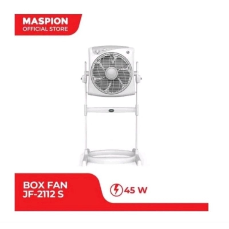 MASPION JF 2112 S BOX FAN 12" inch / Kipas Angin Kotak berdiri / JF2112S