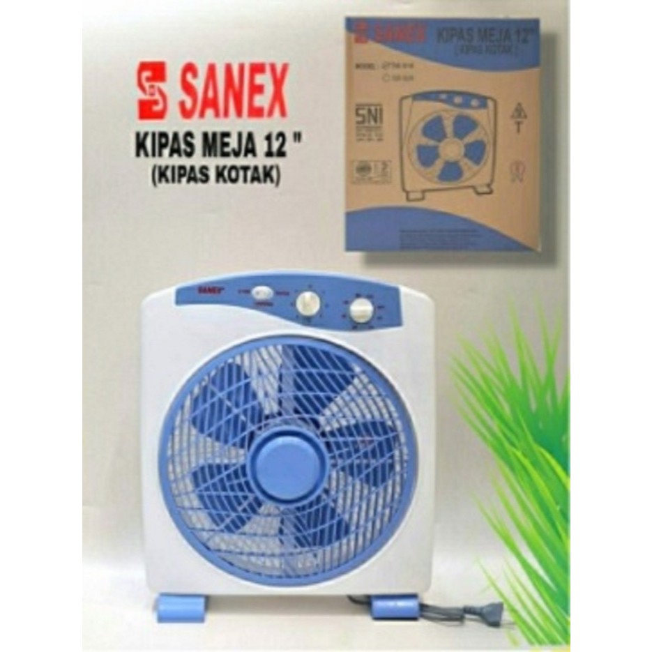 Kipas Angin Kotak Sanex 12 inch / Box Fan Sanex 12 inch