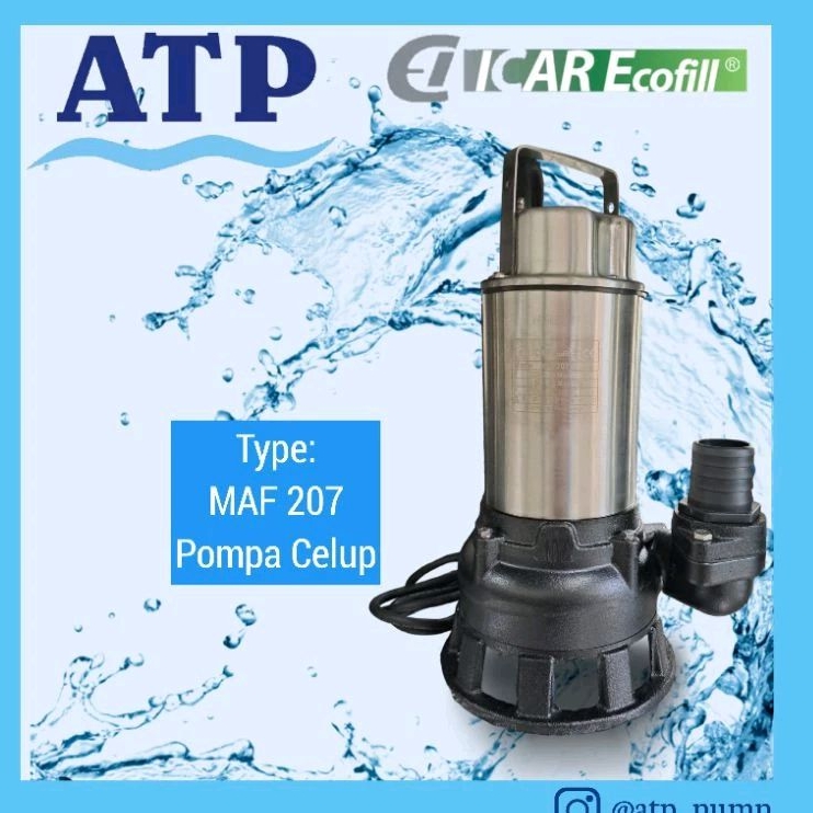 ICAR Ecofill Pompa Celup - Pompa Submersible Air Kotor Cutter
MAF 207 (Otomatis-Non Otomatis)
