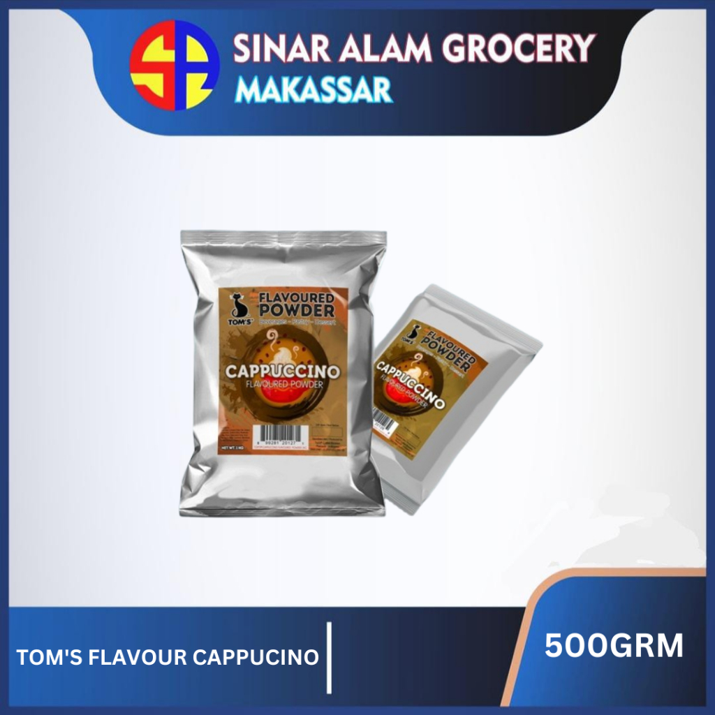 

TOM'S FLAVOURED POWDER CAPPUCINO 500GRM/BUBUK MINUMAN CAPPUCINO TOMS 500GRM