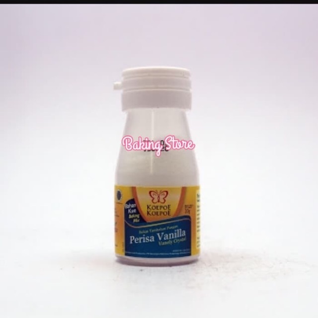 

Perisa Vanilla - Vanili Crystal Koepoe Koepoe - Kupu Kupu 20gr