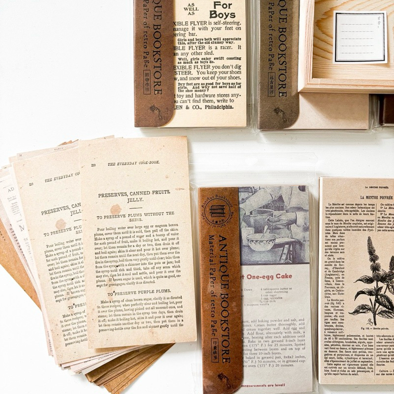 

Antique Papers for Scrapbook and Journaling