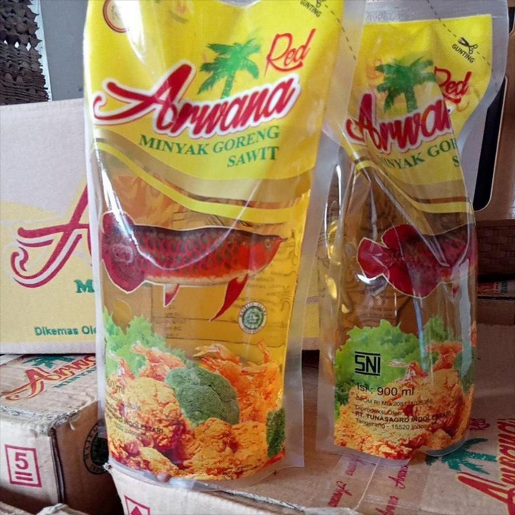

Minyak Goreng ARWANA minyak goreng sawit arwana pouch - 900ML