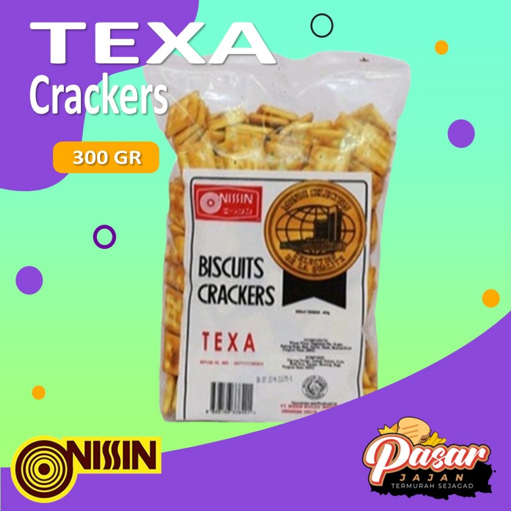 

Biskuit Jadul Nissin Texa Crackers 300gr