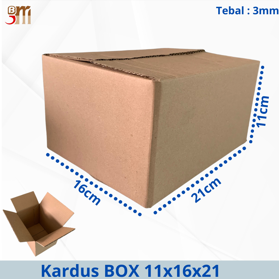 

Kardus Box Polos Ukuran 11x16x21 Tebal 3mm Untuk Packing Serbaguna