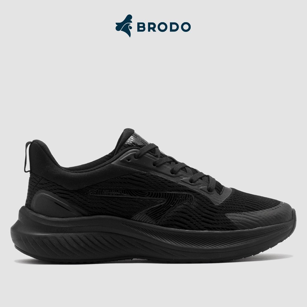 Sepatu Olahraga-Outdoor-Sneakers Active Inizio Midnight Black-Brodo