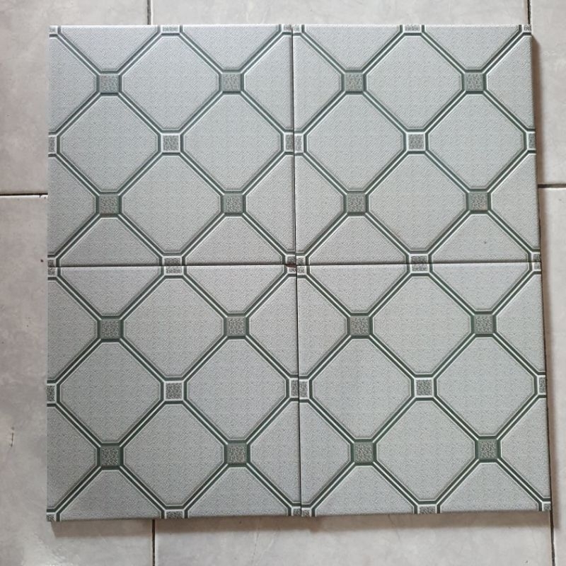 keramik lantai kamar mandi teras garasi ruang cuci rumah UNO 25x25 AIKO GY grey minimalis kasar