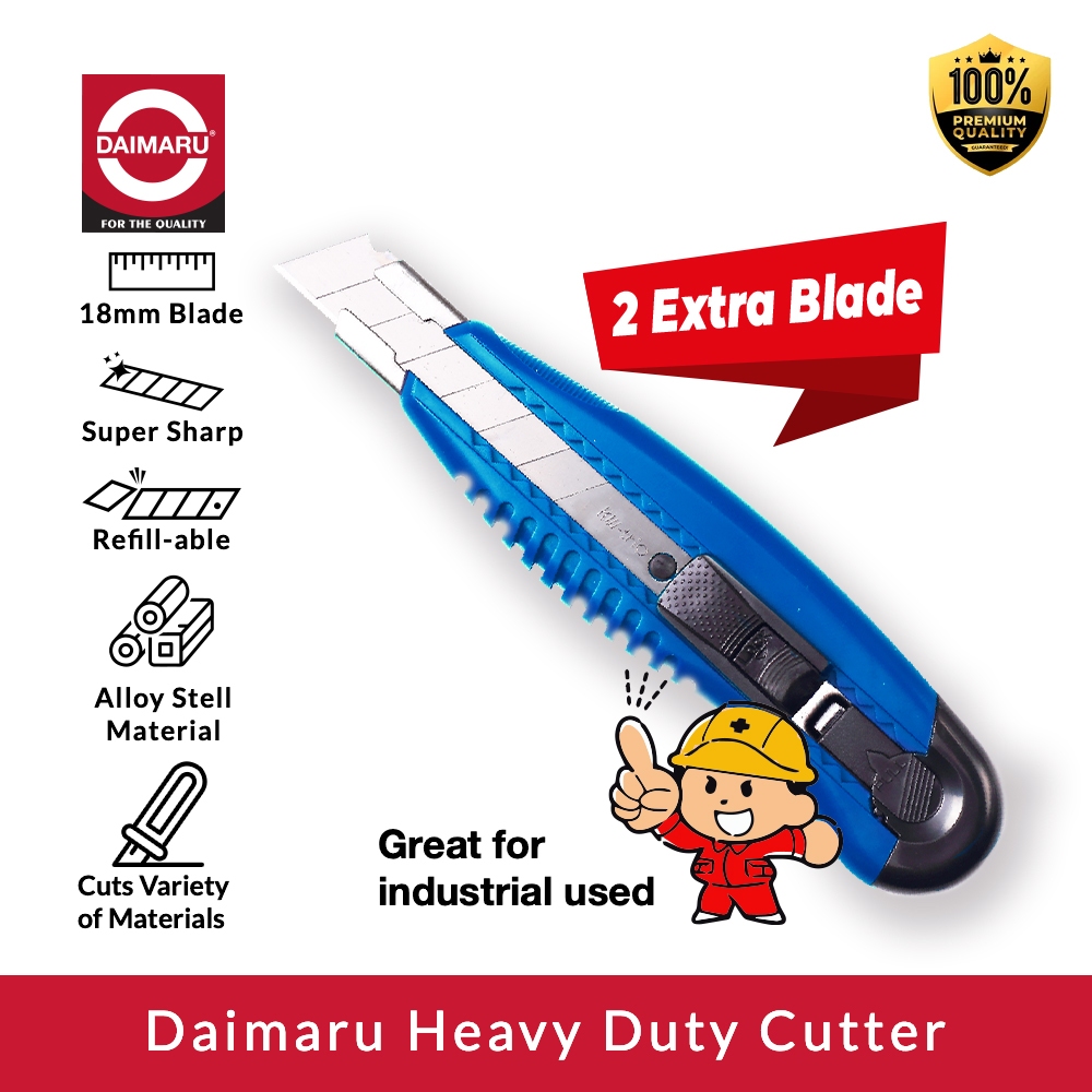 

Daimaru Pisau Heavy Cutter 18mm