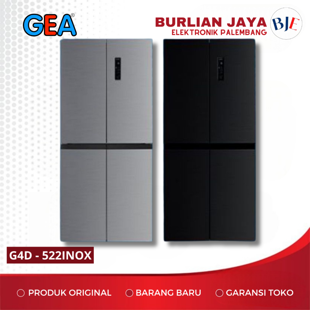 KULKAS SIDE BY SIDE GEA G4D-522 INOX KULKAS SIDE BY SIDE INOX PALEMBANG
