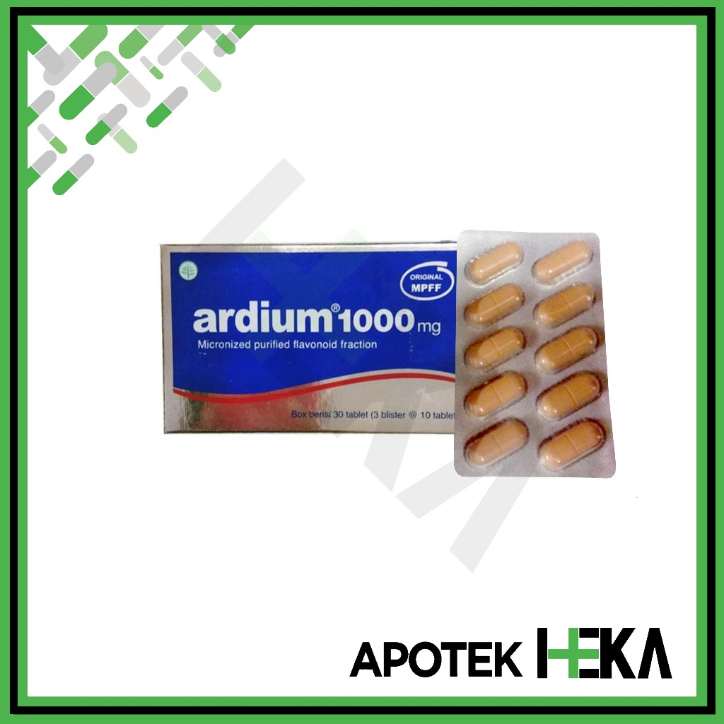 Ardium 1000 1 Tablet - Obat Wasir [BOGOR]