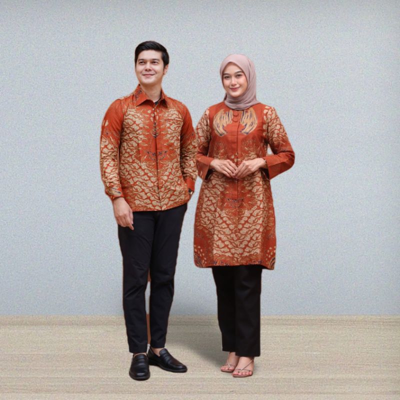 Couple Batik Premium Full Trikot Batik Dadi Laris Ukuran S M L XL XXL Jumbo LD 120 LD 130