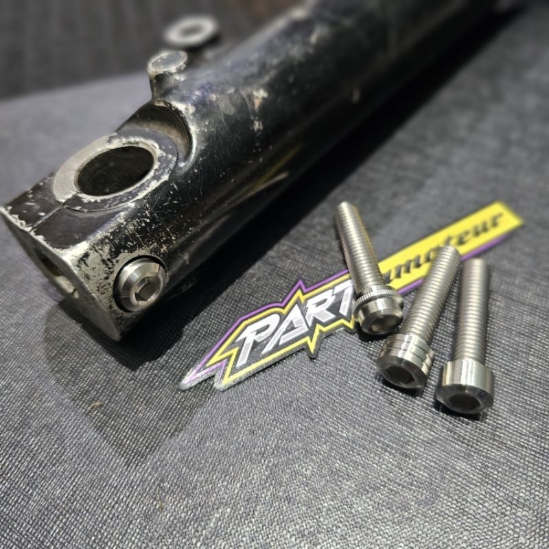 Baut L stenlis bottom ninja baut stainless botom tabung shock ninja r baut kancing as bottom shok sk
