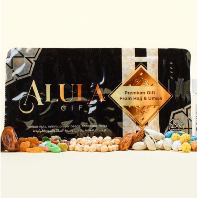 

Oleh Oleh Haji Umroh Eksklusif | Alula Gift Premium | Simpel & Praktis | Almond Coklat dll