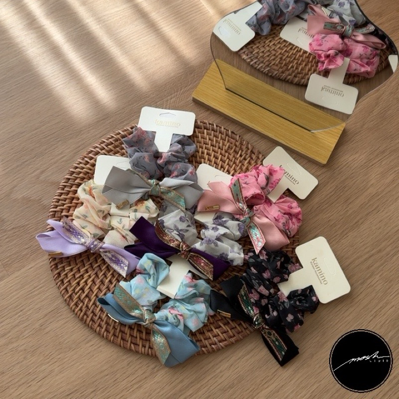 scrunchie korea / scrunchie import / ikatan rambut korea / iketan rambut lucu / iketan rambut korea 